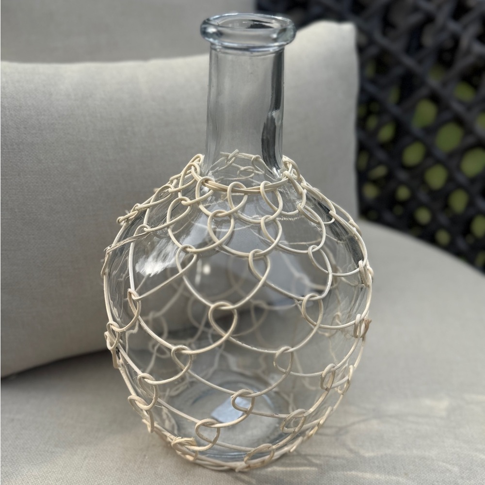 Boho Glass Bottle Vase - Picture 6 of 15